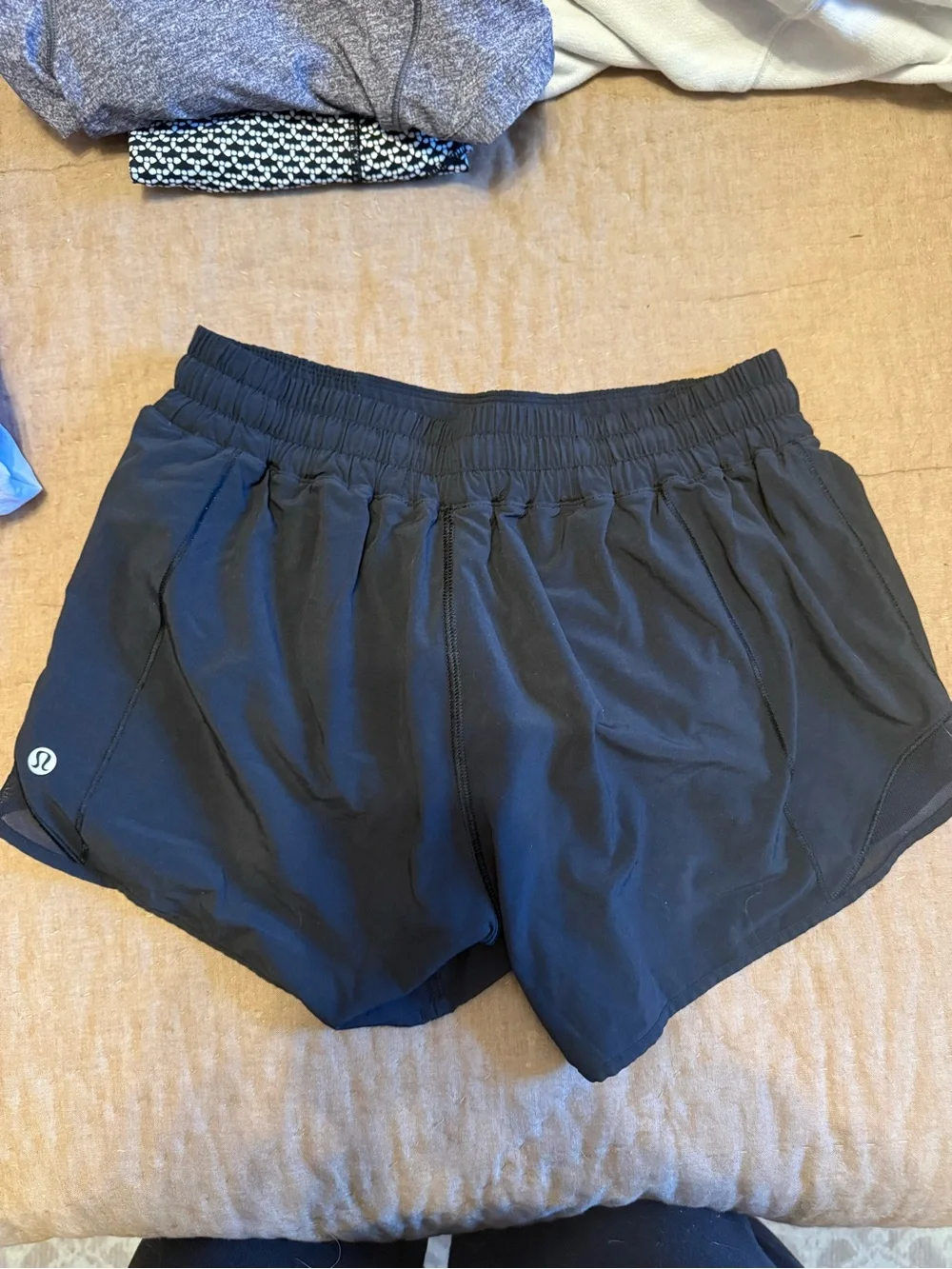 lululemon athletica Black Layered Running Shorts